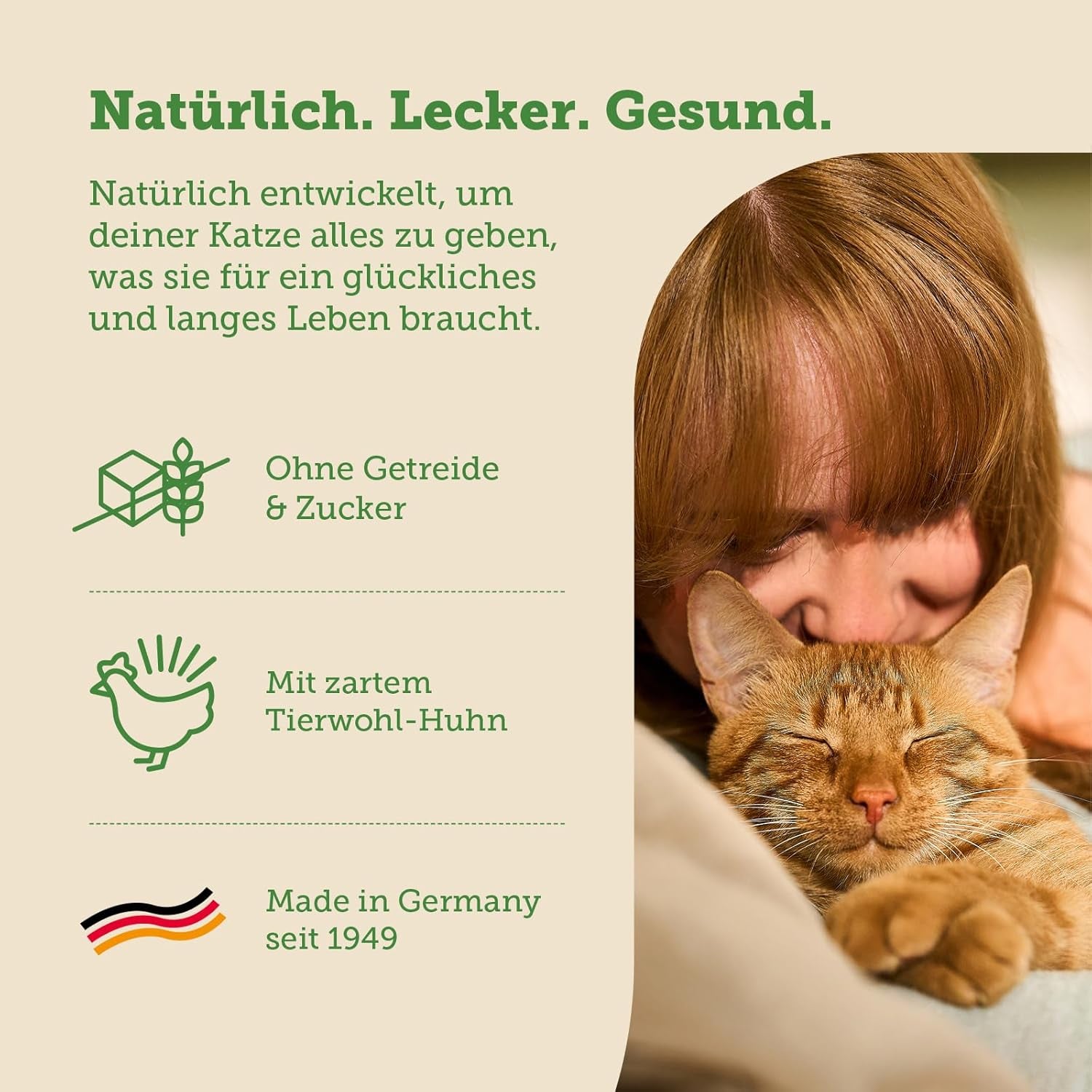 MERA Cats Nature Hrană umedă sterilizată/ușoară cu pui 12x85g | Pentru pisici sterilizate/castrate | Fără zahăr și cereale | Hrană umedă cu conținut scăzut de grăsimi, conținut ridicat de carne