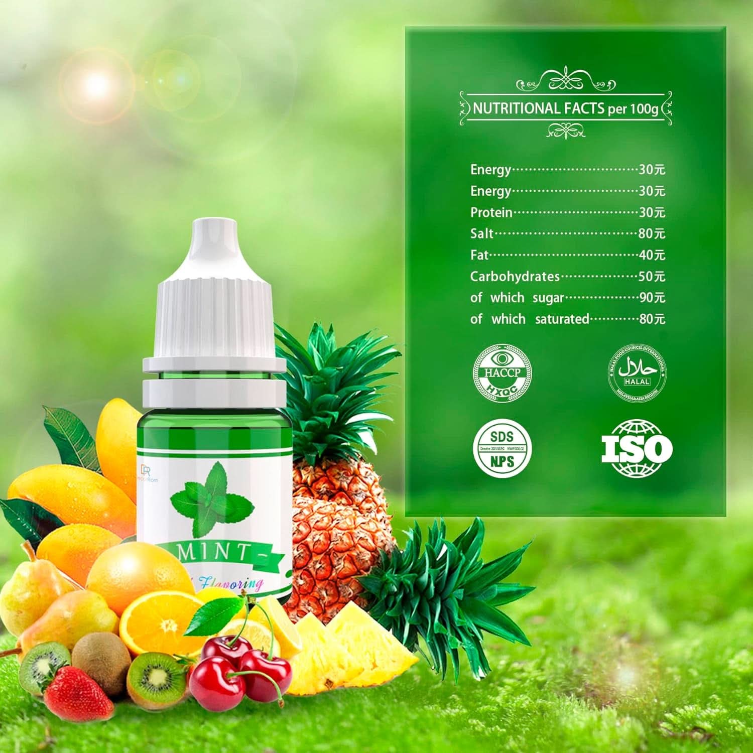 Set 24 arome alimentare concentrate, 24 x 6 ml Arome Naty Shop