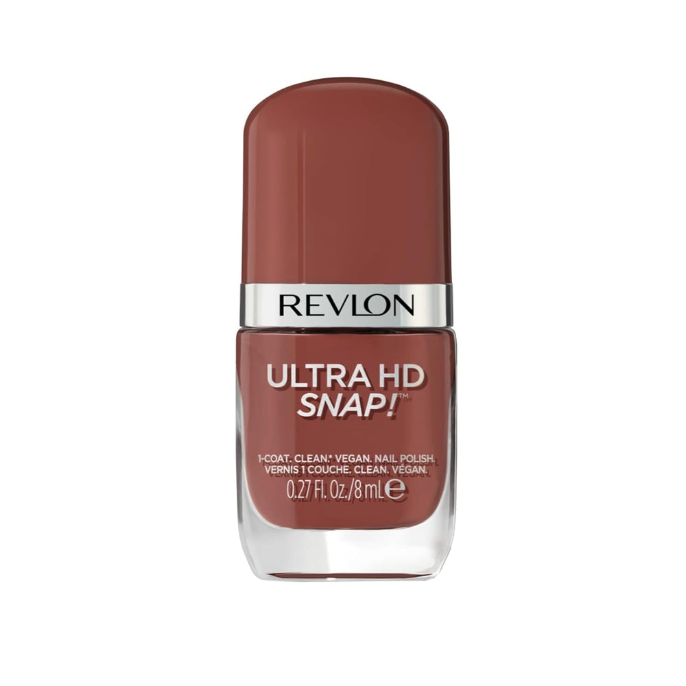 Revlon Ultra HD Snap Nagellack, langlebig, vegane Formel, schnell trocknend, einschichtig, volle Deckkraft, Farbe (8 ml), Hot Stuff (007), Unisex