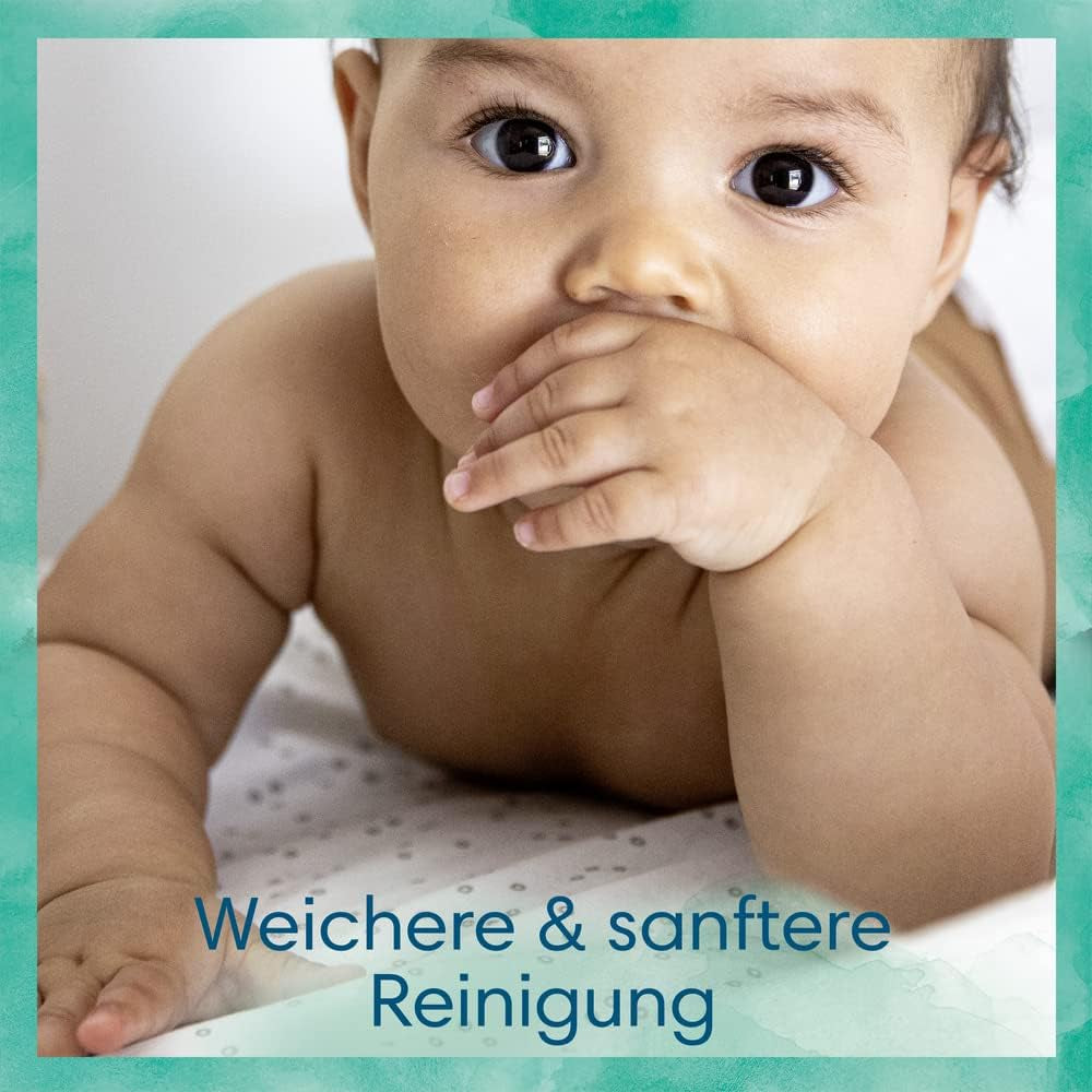 2320 Plus 2017 Nachfüllbox (6er-Pack) und Pampers Harmony Aqua Baby Feuchttücherbox, 720 Tücher (15 x 48), sanfter Hautschutz mit 99 % Wasser