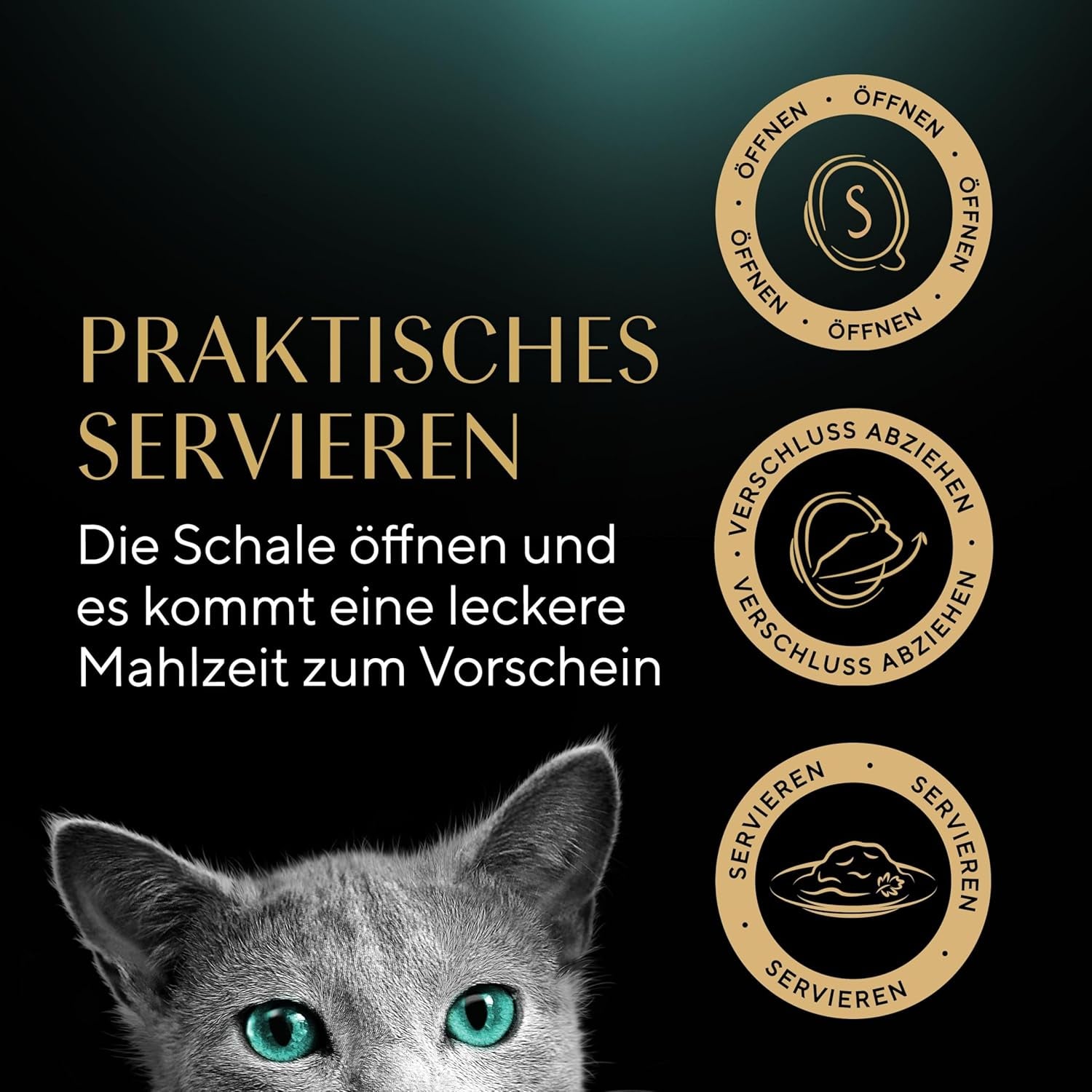 SHEBA Filets Adult Katzenfutter in Sauce mit Huhn, Hochseefisch und Garnelen 16 x 60g Schale