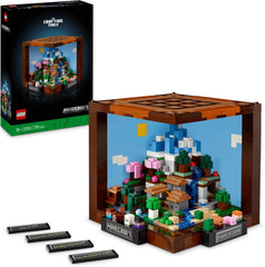 LEGO Minecraft Die Werkbank Bauset 8 Figuren Videospielset inklusive Steve Alex Creatures and Biomes 15-jähriges Jubiläumsmodell Geschenkidee für Erwachsene Männer Frauen 21265 Bausets Besuchen Sie den LEGO-Store Standardtitel