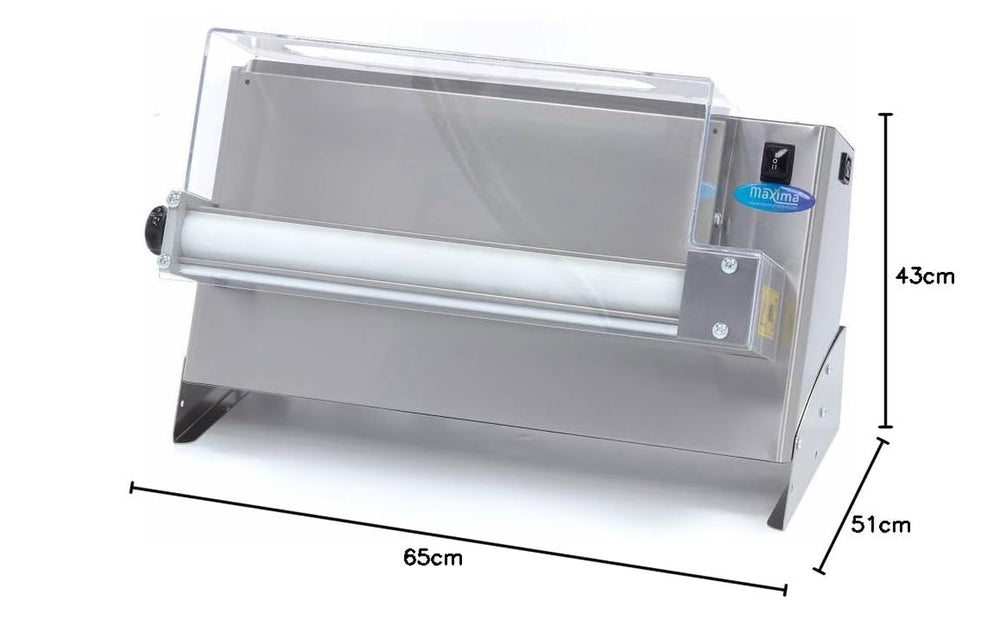 Maxima Gastro Fondant-Roller – Ø45 cm – Einzelwalze – verstellbare Dicke