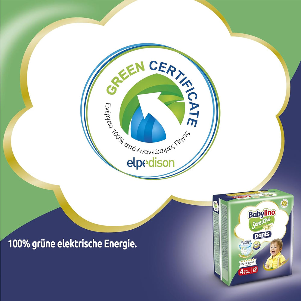 Windeln Sensitive Cotton Soft, Größe 4, Pants Maxi (7-13 kg), 22 Stück