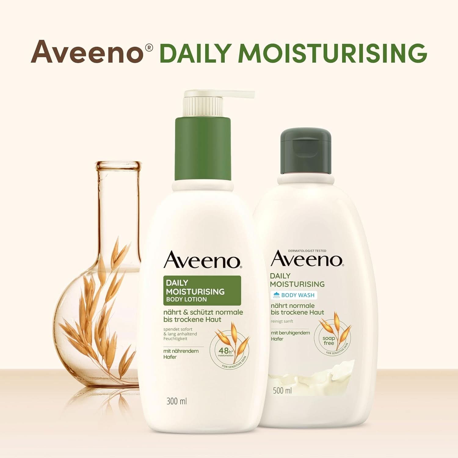 Aveeno Daily Moisturizing Body Lotion, 300 ml Kosmetik und Schönheit Naty Shop