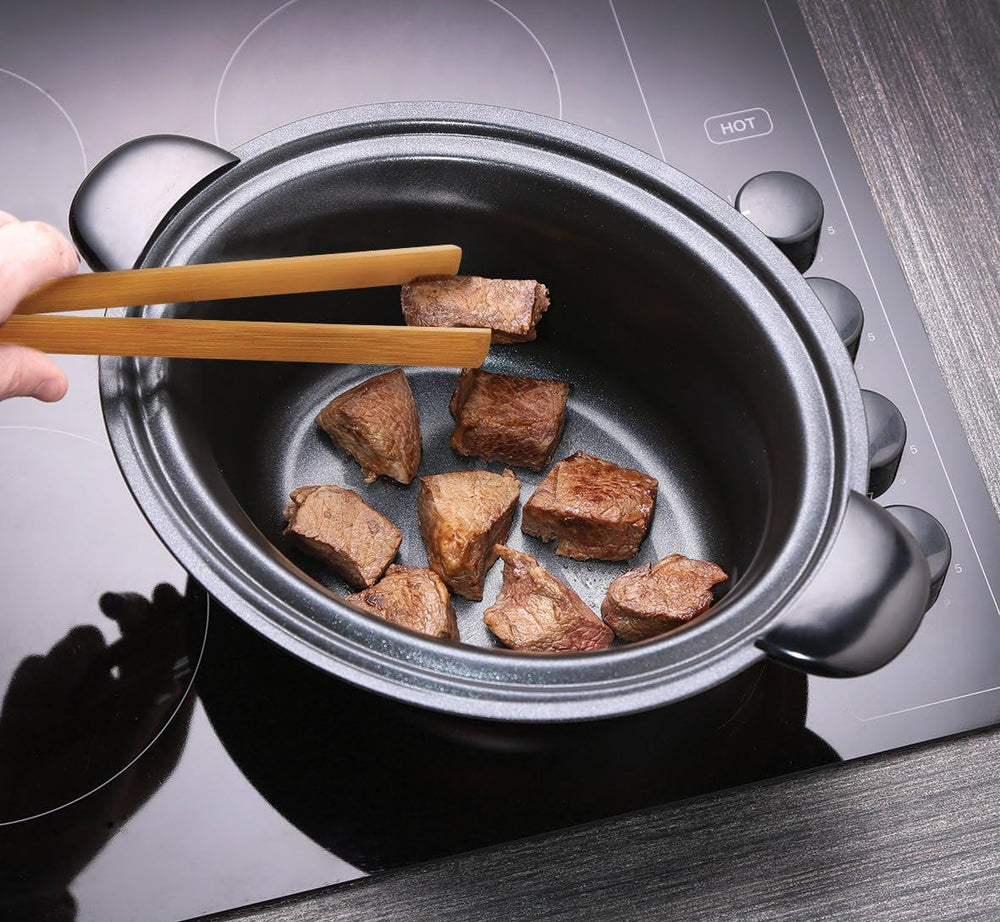 Russell Hobbs Slow Cooker, 3,5 Liter antihaftbeschichtet, Edelstahl, 3 Temperatureinstellungen und Warmhaltefunktion, 160 W Slow Cooker Naty Shop