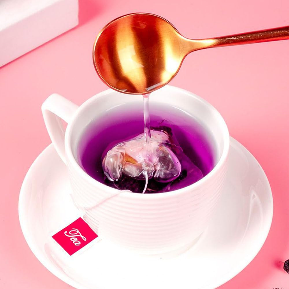 Ceai mixt cu coacăze negre, dud și trandafiri 黑枸杞桑葚玫瑰茶 8,8 oz (250 g, 5 g x 50 p) Ceai natural din plante chinezești