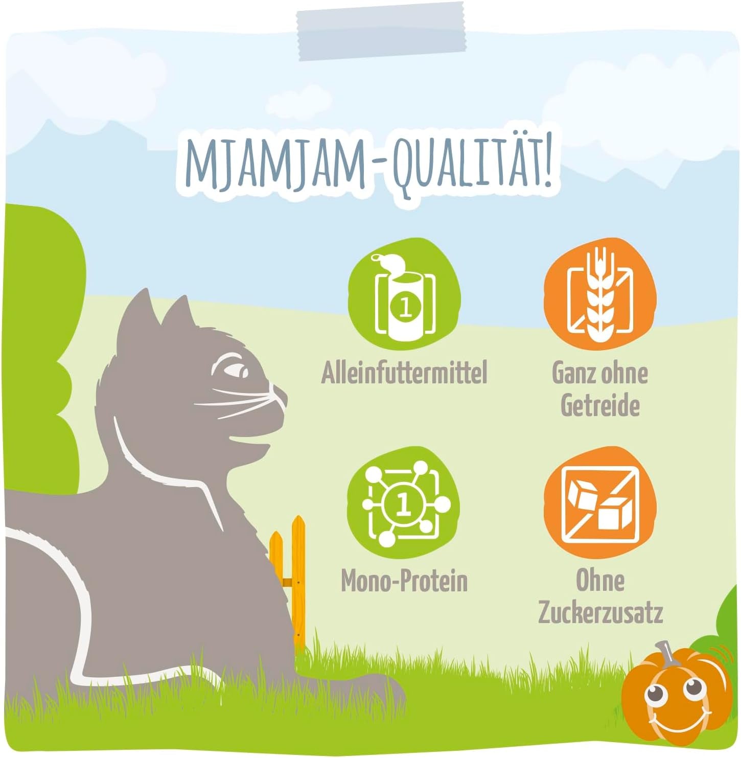 MjAMjAM - Quetschie - Chicks & Friends fabelhaftes Huhn an gedämpftem Kürbis 12 x 125g