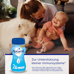 Aptamil Pronutra 2, Folgemilch nach 6 Monaten, trinkfertige Babymilch (4 x 200 ml)