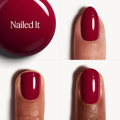 Essie Nagellack für intensiv gefärbte Nägel, Nr. 516 hat es geschafft!, Rot, 13,5 ml