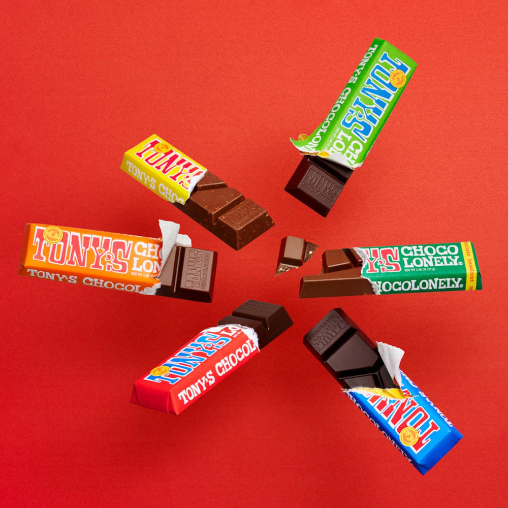 Tony's Chocolonely, Milchschokolade mit Karamell und Meersalz 47g
