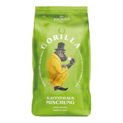 Gorilla Kaffeehaus-Mischung, 3er Vorteilspack (3x 1000g), ganze Kaffeebohnen, Röstkaffee, Caffè