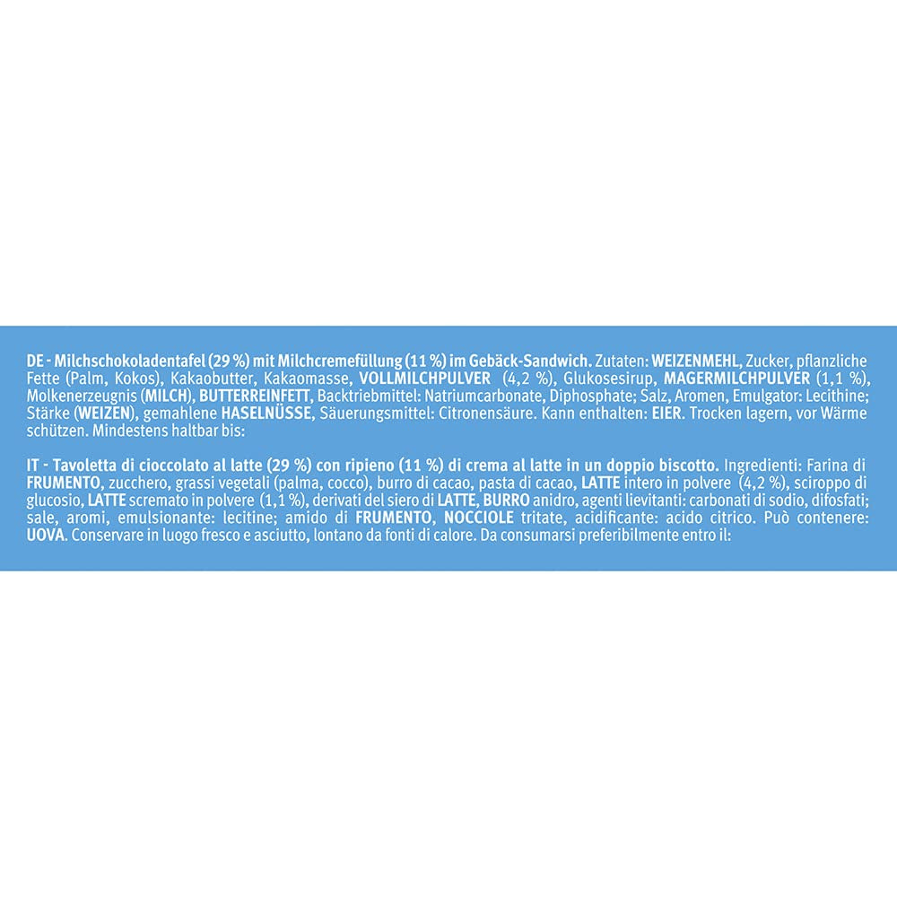 ABHOLEN! minis Original + Choco&Milk (1 x 1,06 kg), Mini-Snackriegel mit einer knusprigen Milchschokoladentafel zwischen zwei Keksen, Packungen mit 100 Portionen