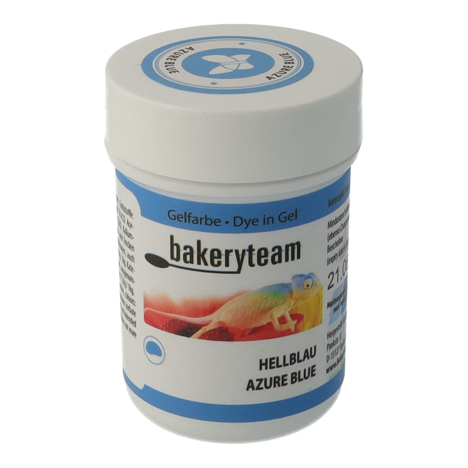 Gel colorant alimentar Bakeryteam pentru glazură, culoare galben deschis, 35 g