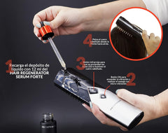 Redenhair Perie de regenerare a părului - tratament pentru căderea părului - stimulator de creștere a părului - creștere ideală a părului - prevenirea căderii părului pentru femei și bărbați Ingrijirea parului Naty Shop