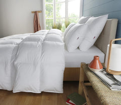 Decke, Perkal, Premium-Baumwolle, gemäßigt, 140 x 200 cm, für Einzelbett, wolkenförmige Decke, bissfest und aufblasbar, maschinenwaschbar bei 40 °C Bettdecken und Steppdecken Naty Shop