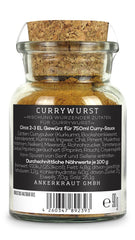 Ankerkraut Currywurst, 90g im Korkglas, Gewürzmischung zum Anmischen selbstgemachter Currywurst-Sauce oder als Topping