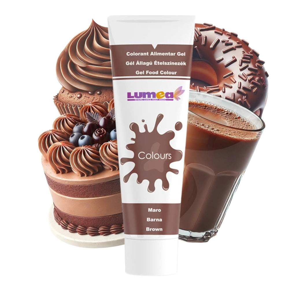 Dekozauber24 Colorant alimentar roșu, gel, 30g, vegan, fără zahăr, foarte concentrat, colorant alimentar roșu pentru fondant, cremă de unt, băuturi și multe altele