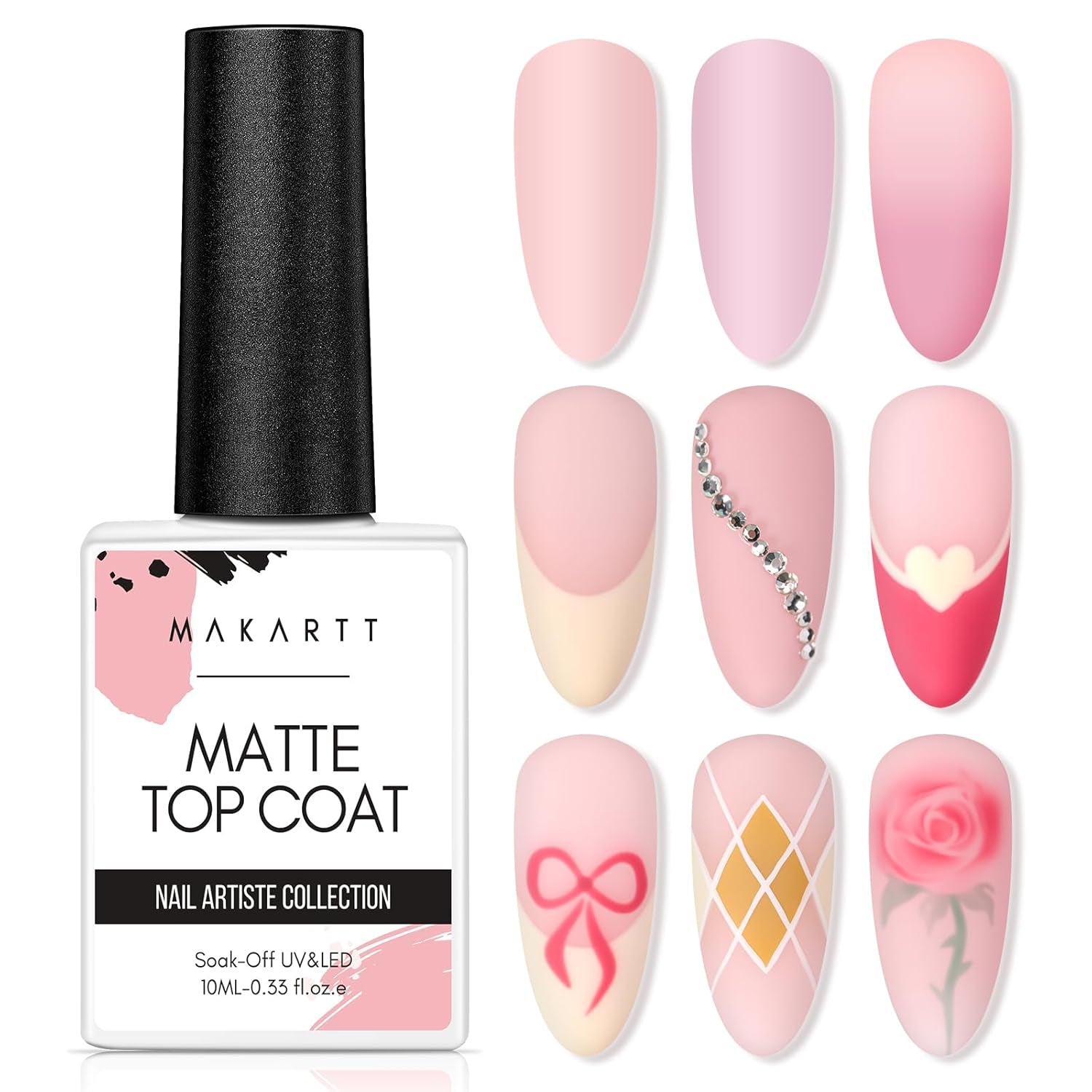 Makartt 3D Gel Nail Art - Gel Lipici Stras 15G pentru Brelocuri Unghii, Gel Sculptură Unghii Multifuncțional pentru Design Unghii DIY, Sculptură Unghii Modelare Unghii Acasă (Transparent)