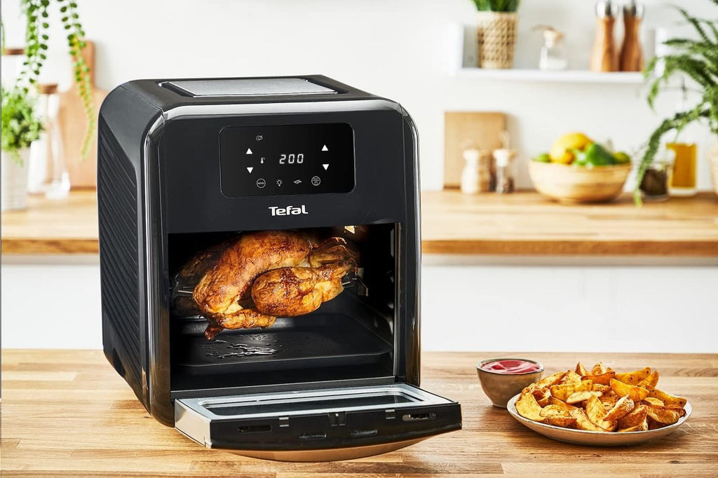 Tefal Easy Fry Oven & Grill 9-In-1 Hot Air Fryer, 11 L Pentru 6 porții, 7 accesorii, 8 programe, rețete online Electrocasnice Naty Shop