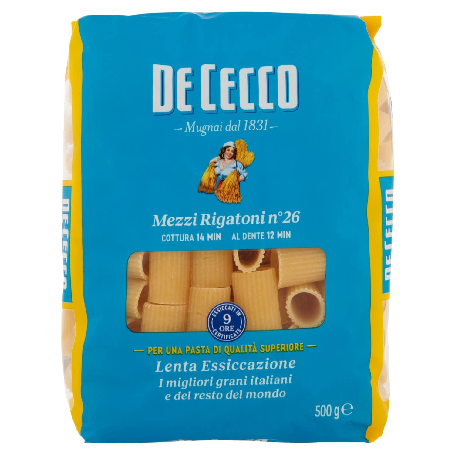 Mezzi Rigatoni Nudeln, 1er Pack (1 x 500 g)