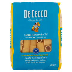 Mezzi Rigatoni Nudeln, 1er Pack (1 x 500 g)