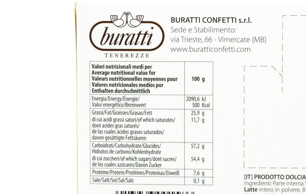 Mandeln umhüllt mit weißer Schokolade Tenerezze, 1 Stück