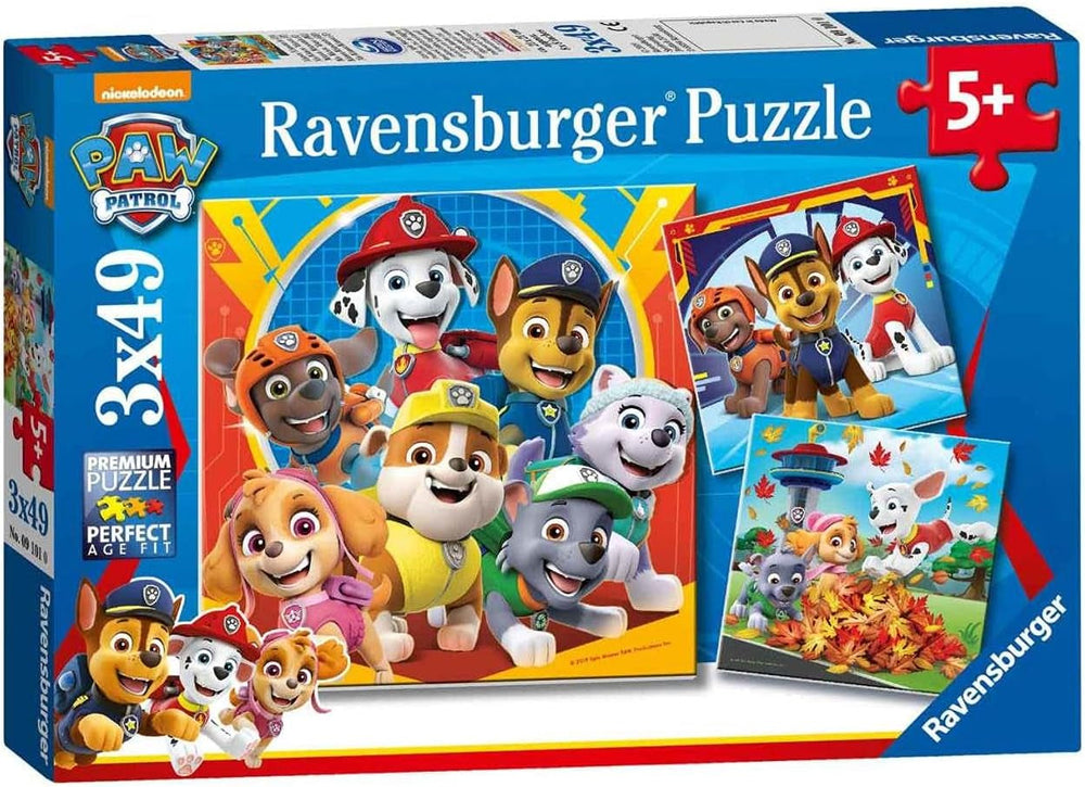 Ravensburger Puzzle für Kinder 3X49 Teile – Paw Patrol – Paw Patrol Puzzle Naty Shop Single