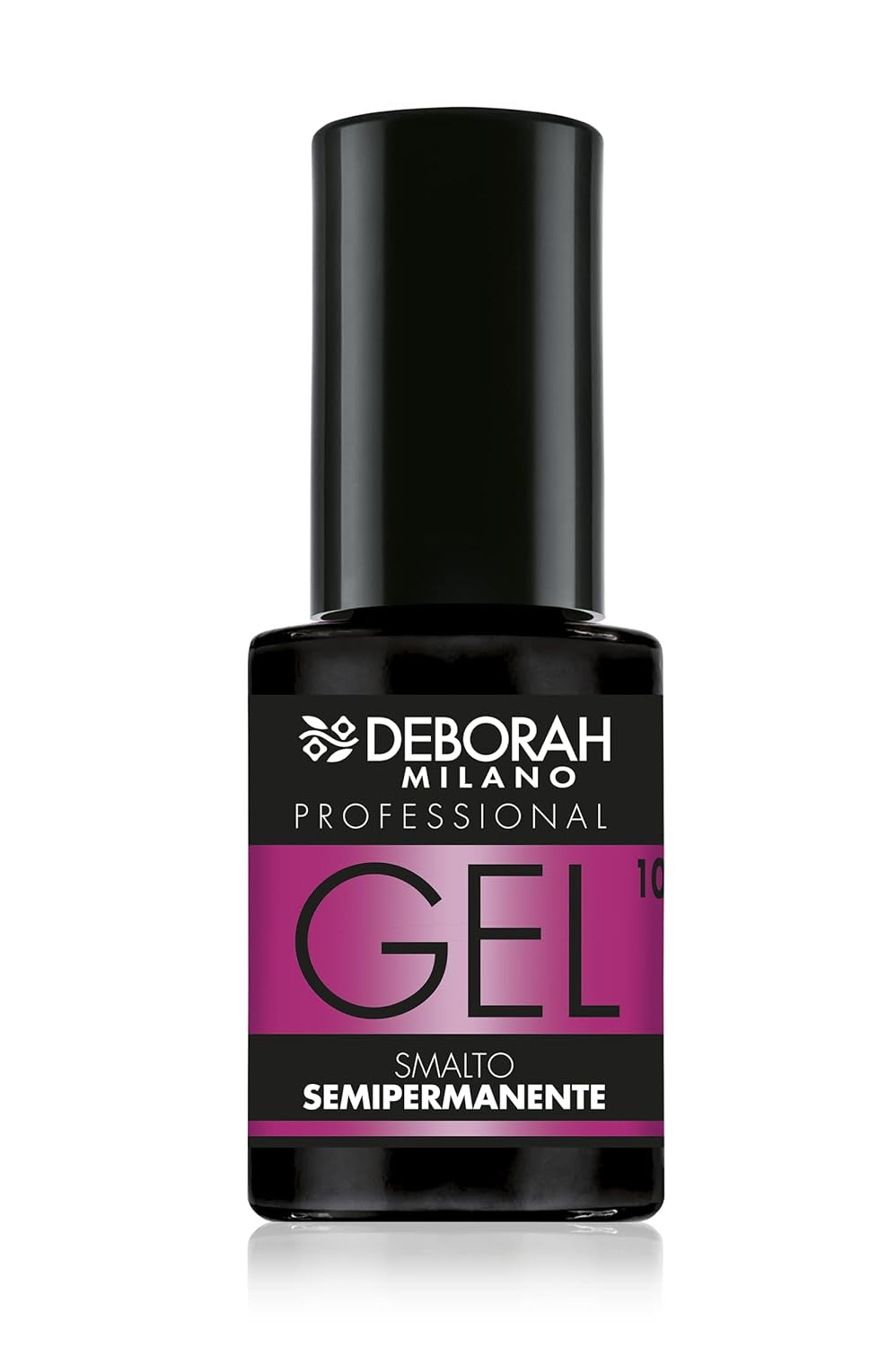 Milano Professional semipermanenter Nagellack, Nr. 21 Burgunderrot, volumengebender Effekt, lang anhaltend, für intensive und glänzende Nägel, 4,5 ml
