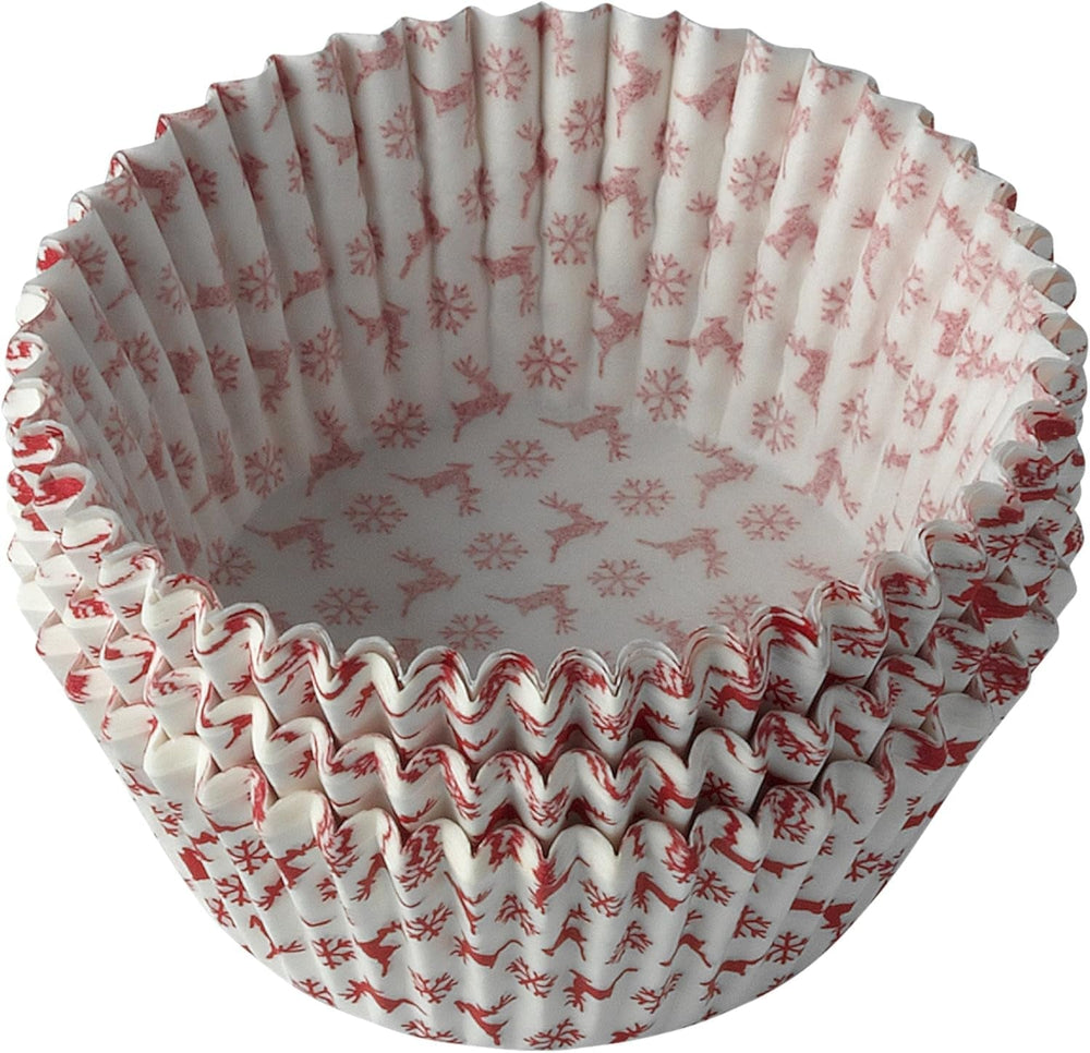 Original Kaiser Inspiration Muffinform-Set 2-Teilig, Muffinblech Mit Xmas Papierbackförmchen Für 12 Muffins, 38 X 27 Cm, Cupcake Form Antihaftbeschichte, Schwarz Formen und Backbleche Naty Shop