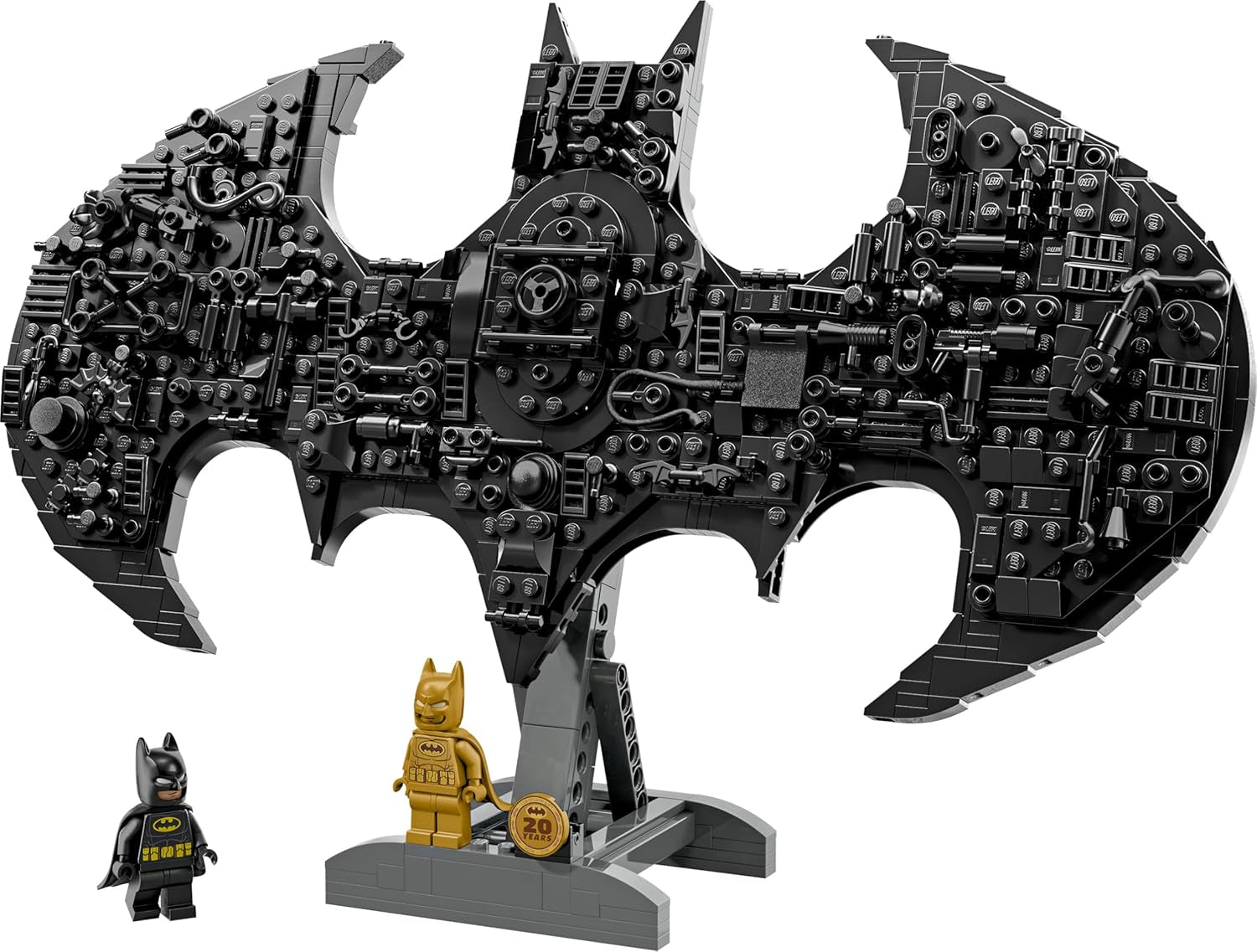 LEGO DC Batman: Batman Logo – Superhelden Spielzeug mit Minifiguren – Kreativer Modellbau für Jungen und Mädchen – DIY Deko für Kinderzimmer – Geschenk für Fans ab 12 Jahren – 76330