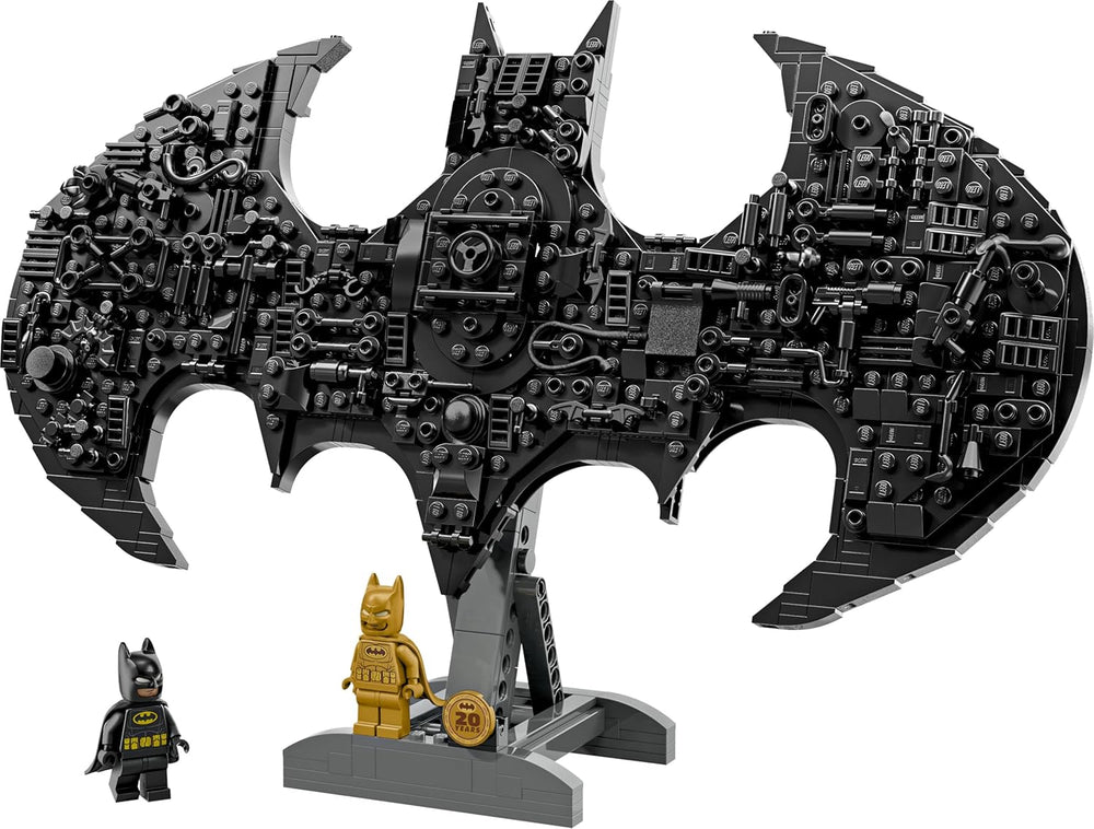 LEGO DC Batman: Batman Logo – Superhelden Spielzeug mit Minifiguren – Kreativer Modellbau für Jungen und Mädchen – DIY Deko für Kinderzimmer – Geschenk für Fans ab 12 Jahren – 76330