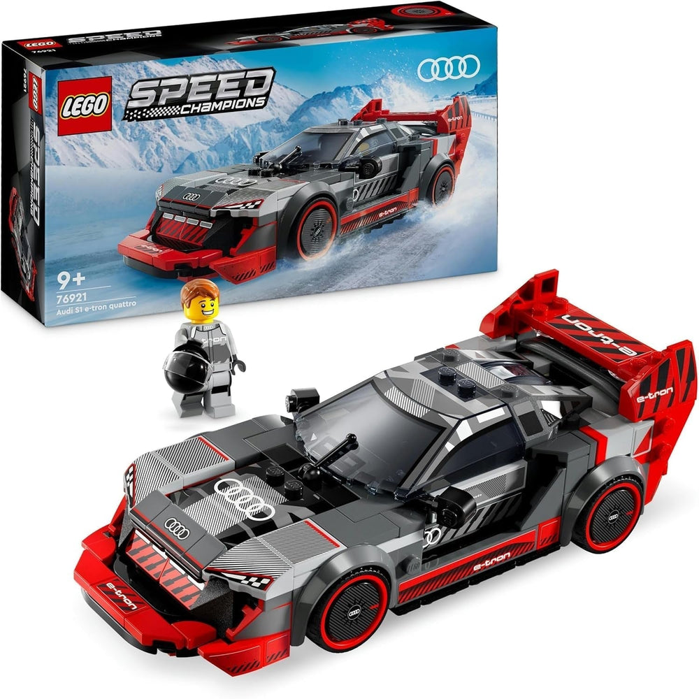 LEGO Speed Champions Audi S1 E-Tron Quattro Rennwagen-Set mit Autospielzeug zum Bauen, Spielen und Ausstellen, Automodell für Kinder, Geschenk für 9-jährige Jungen und Mädchen 76921 Bausets Besuchen Sie den LEGO-Store Single