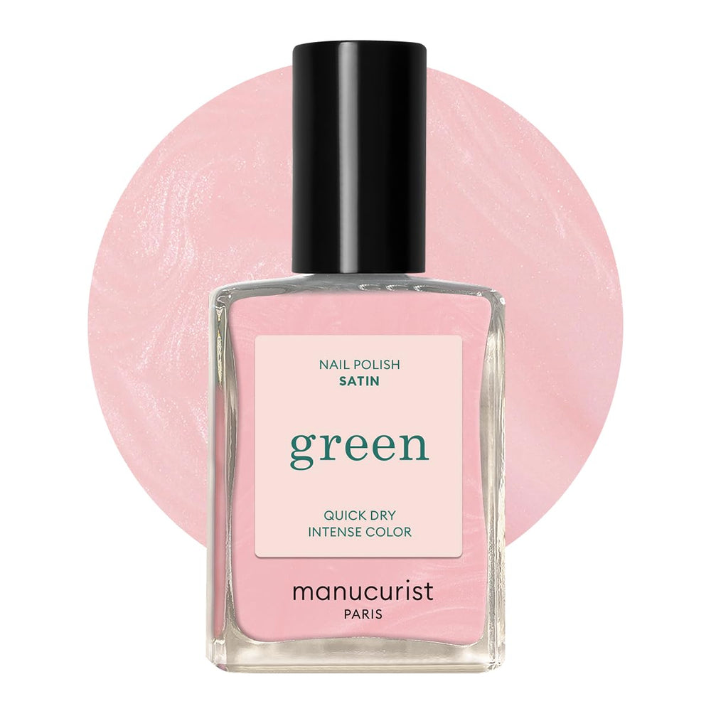 Manucurist Green – Rosy Beige Shell Beige Nagellack – Schnell trocknender Nagellack – DIY-Nägel – Vegan 12-Free – Pflanzenbasiert – Nagellack – Hergestellt in Frankreich