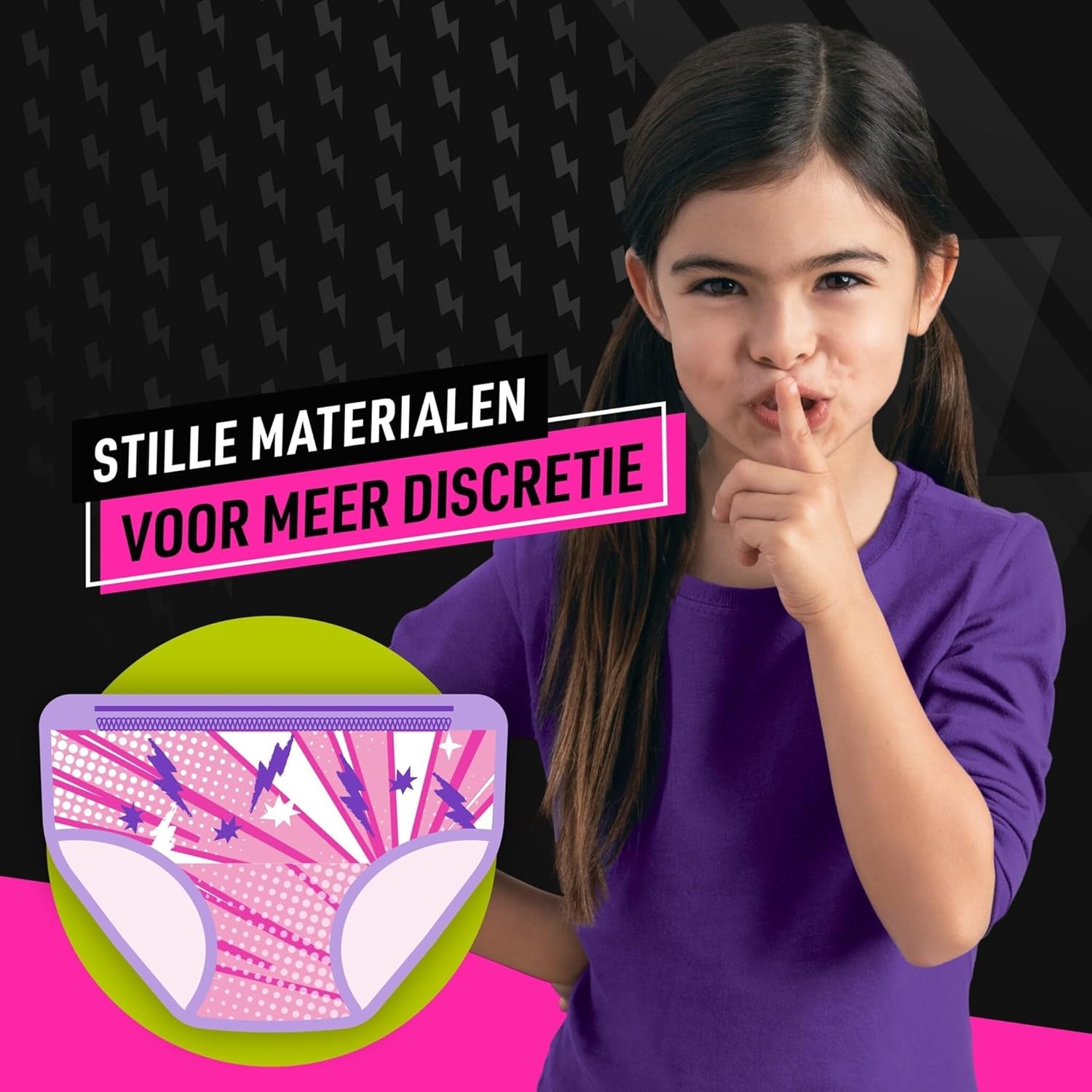 Pampers Pyjama-Hose, einfarbig, Herzen, 4–7 Jahre, 60 Pyjama-Hose, 17–30 kg, Auslaufschutz für die ganze Nacht