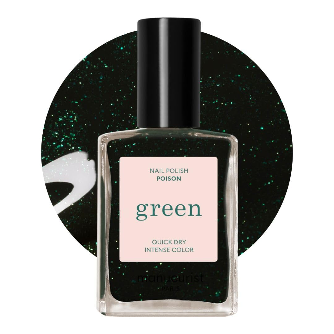 Manucurist Green – Rosy Beige Shell Beige Nagellack – Schnell trocknender Nagellack – DIY-Nägel – Vegan 12-Free – Pflanzenbasiert – Nagellack – Hergestellt in Frankreich