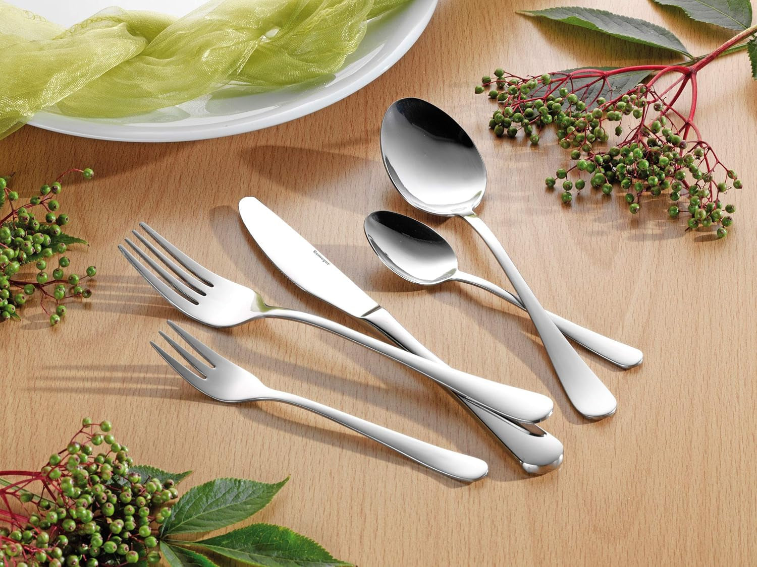 Besteckset Sylvia aus Edelstahl 18/0 poliert 30-teilig Kitchen Naty Shop