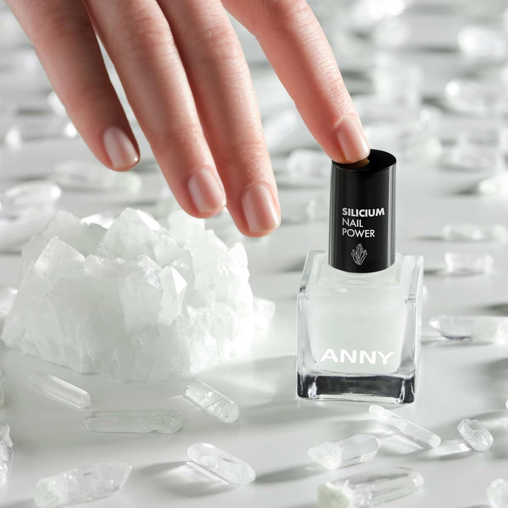 ANNY Silicon Nail Power – Nagelpflege 3 in 1: Basis, Stärkung und Verschönerer – 15 ml