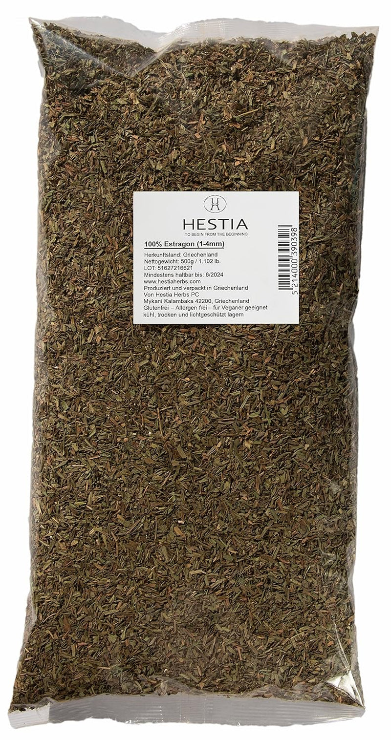 Hestia Herbs Griechischer getrechtenter Oregano 500 g, Allergenfrei – Vegan – GVO-frei