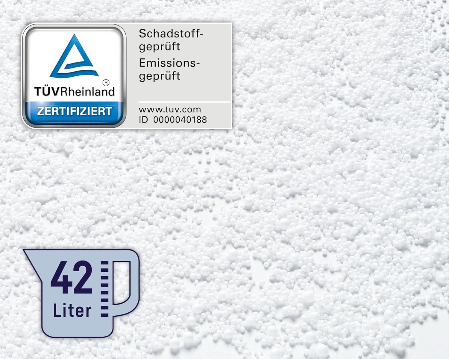 Julius Zöllner pernă de alăptare din jersey aprox. 190 cm | umplutură 42 litri microperle Eps | Fabricat în Germania | capac din jersey 100% bumbac Accesorii Hrana si Alaptare Bebe Naty Shop