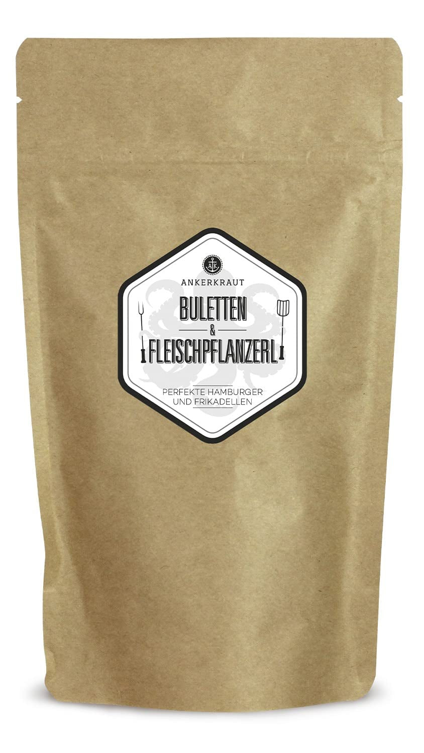 Ankerkraut Bulettes & Fleischpflanzerl, Gewürzmischung für Buletten und Frikadellen, 250g im aromatisierten Beutel