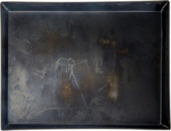 Pasticceria E Pizza Rechteckiges Backblech Aus Blauem Blech, Aluminium, 30 x 23 cm Formen und Tabletts zum Backen Naty Shop