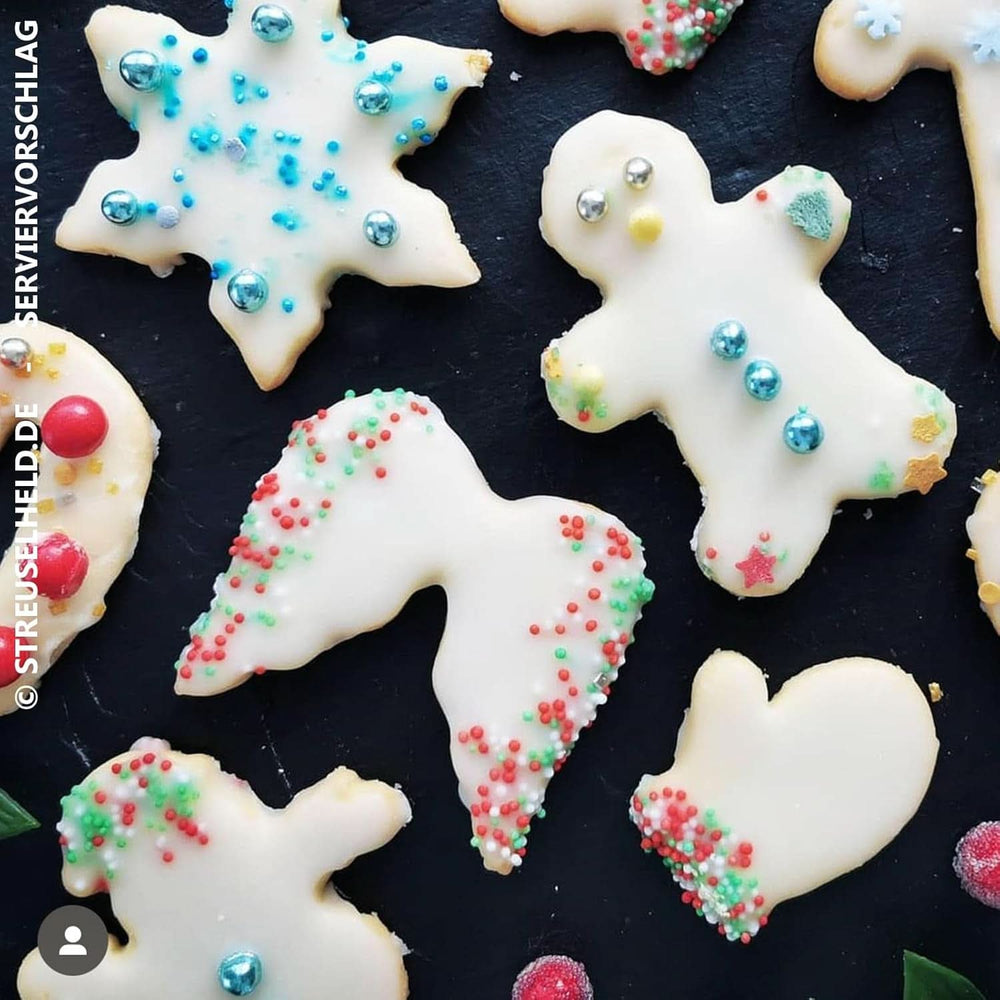 Weihnachtsstreusel, 40 Gramm Sprinkles Naty Shop