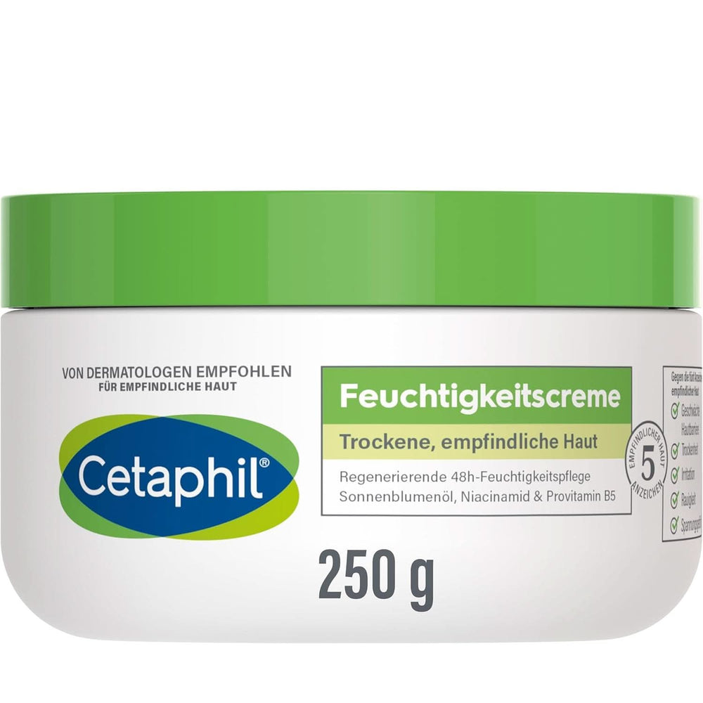 Cetaphil Feuchtigkeitscreme für trockene, empfindliche Haut 85 ml Dusche und Bad Naty Shop 250 Gramm Mandel