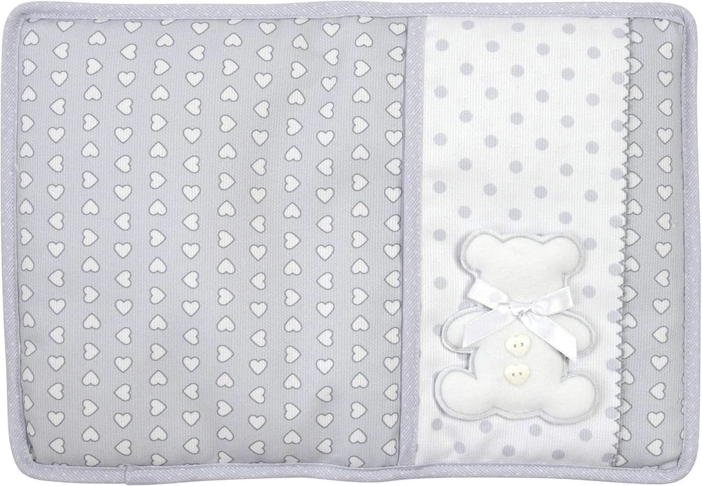 Geanta scutece si servetele, organizator scutece si servetele, 100% Made in Italy, culoare gri Servetele Umede Bebelusi Naty Shop