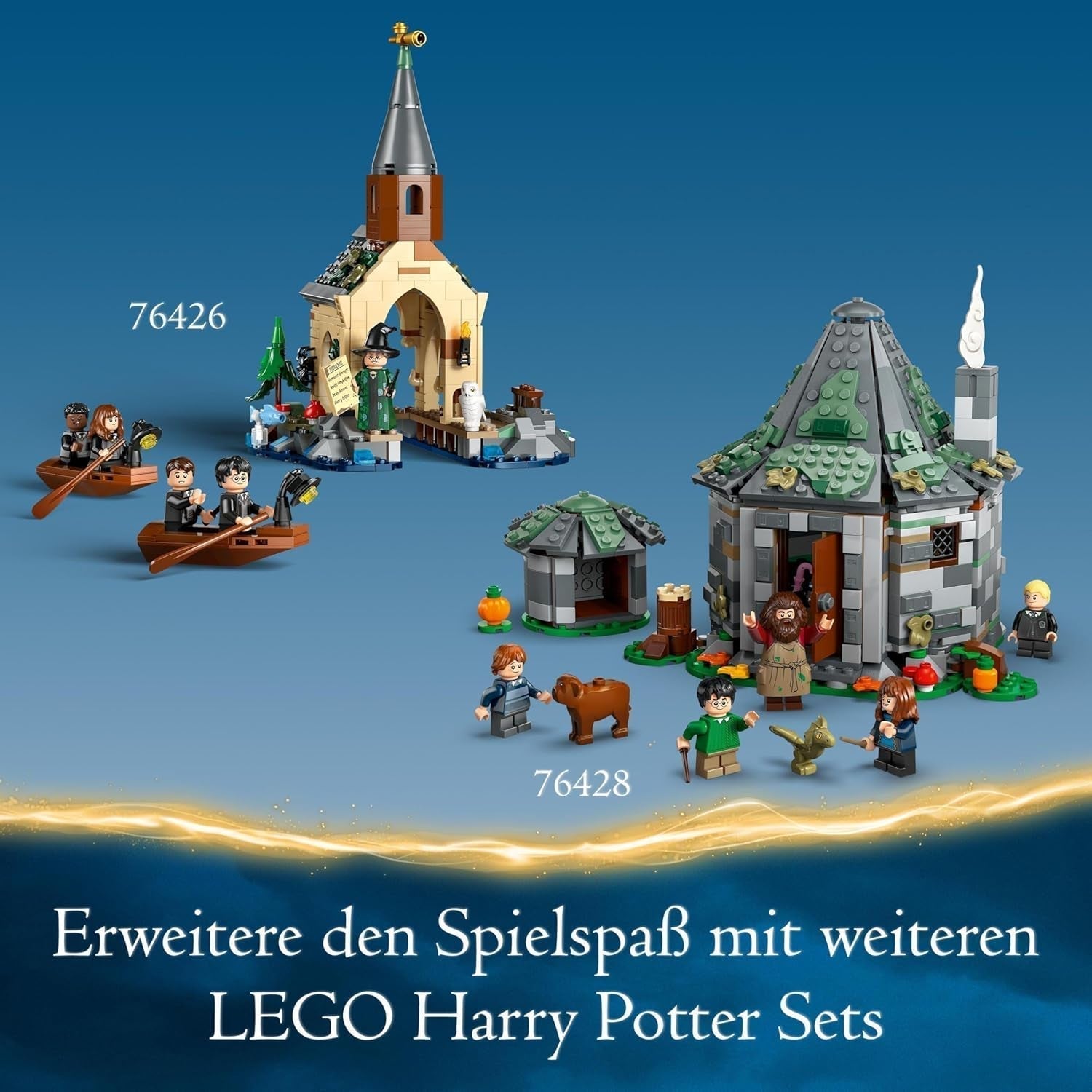 LEGO Harry Potter Eulerei im Schloss Hogwarts, Abenteuerset mit Spielzeugtieren und 3 Minifiguren, Filmspielzeug für Kinder, Geschenk für Mädchen, Jungen und alle Fans ab 8 Jahren 76430 Bausets Besuchen Sie den LEGO-Store