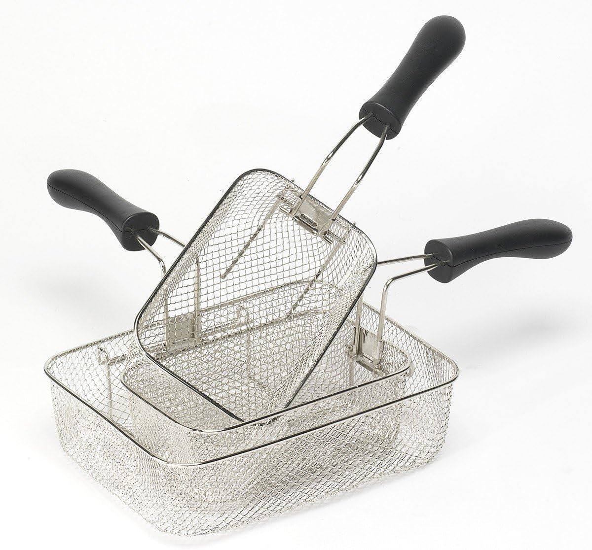 Ölfritteuse Bestron XL mit 3 Frittierkörben, inklusive Kaltzonentechnik und herausnehmbarem Ölbehälter, 4 Liter, 2000 W Haushaltsgeräte Naty Shop