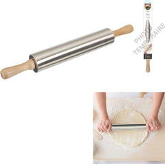 EDELSTAHLROLLE. H.42 T.5 CM