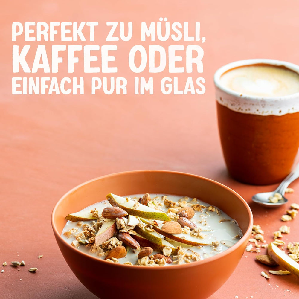 Alpro Haferdrink ohne Zucker – Milchalternative auf Haferbasis – Vegan und laktosefrei – Reich an Ballaststoffen, Kalzium und Vitaminen – 8 x 1 L