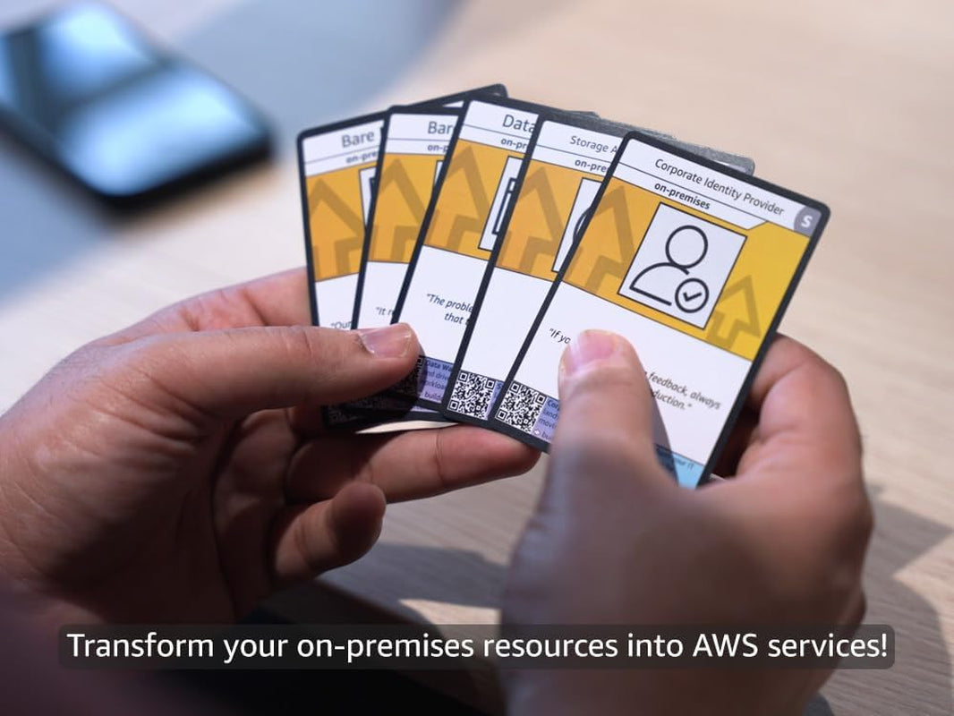 BuilderCards – Cloud Architecture Kartenspiel – Grundspiel (Englisch), Weiß